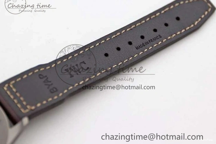 MIROTIME 0312 Mark XVIII IW327006 Titanium M+F 1:1 Best Edition Black Dial on Brown Leather Strap A Efficient 7052